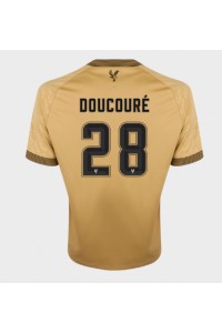 Crystal Palace Cheick Doucoure #28 Jalkapallovaatteet Vieraspaita 2025-26 Lyhythihainen